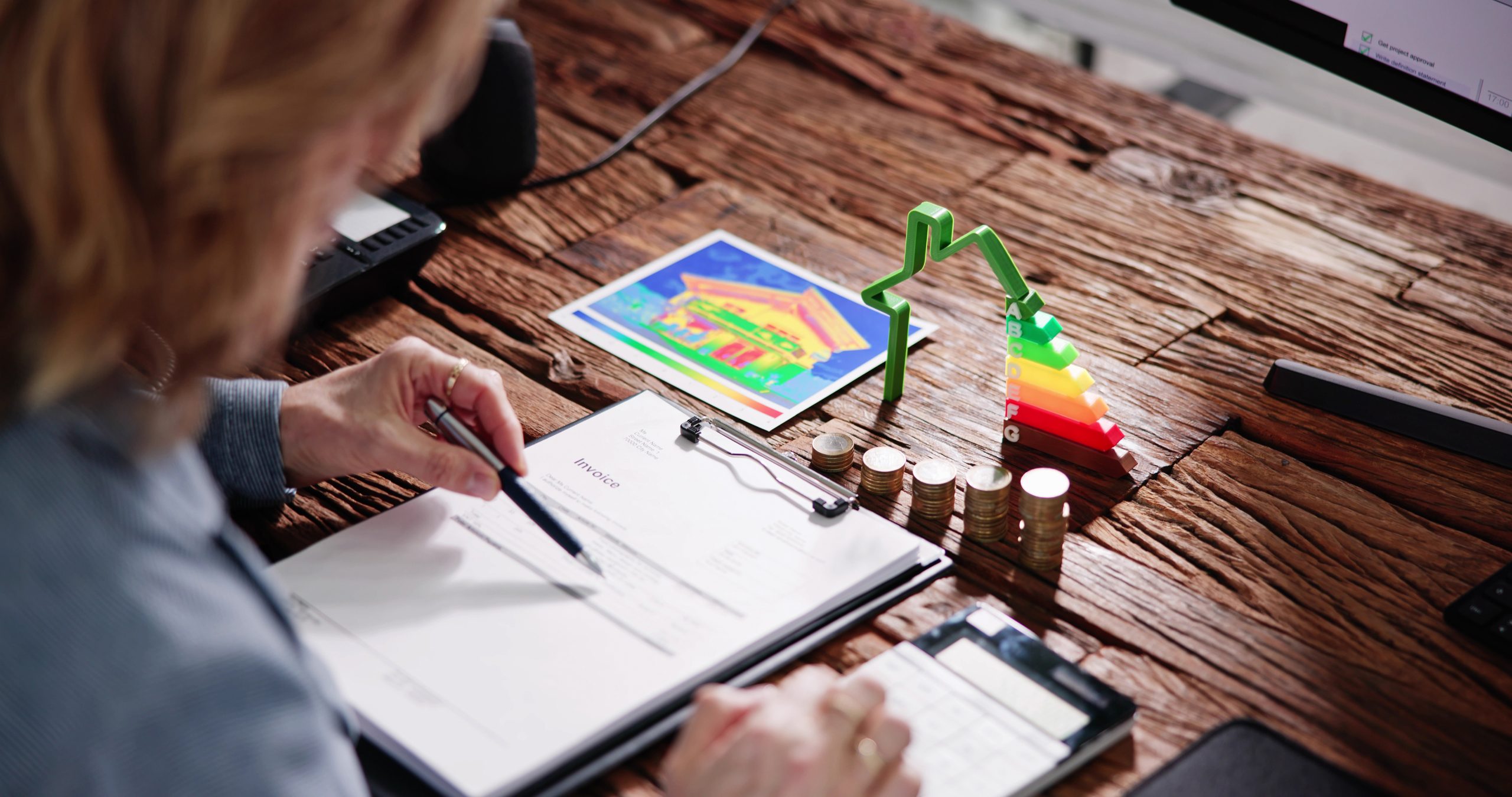 Thermal House Imaging And Heat Thermography. Insulation Image